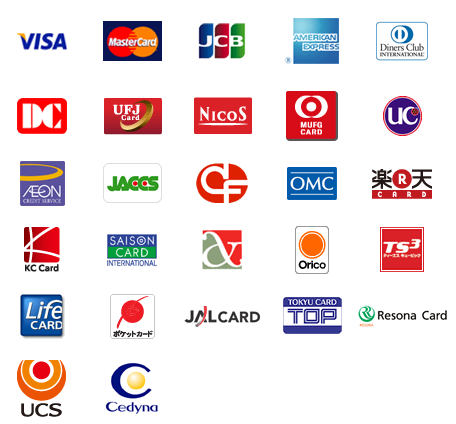 クレジットカードOK